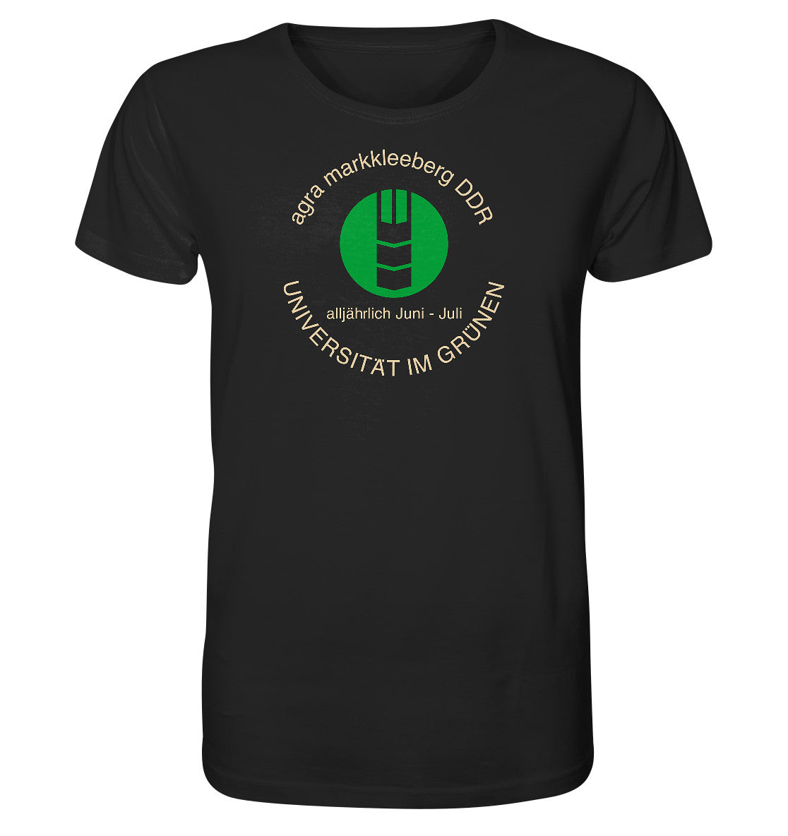 ORGANIC BIO SHIRT UNISEX • AGRA MARKKLEEBERG DDR