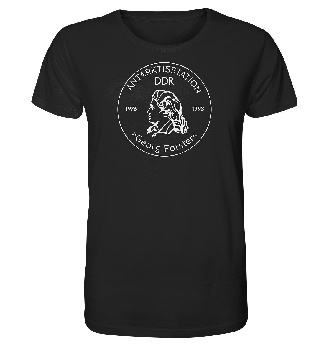 ORGANIC BIO SHIRT UNISEX • ANTARKTISFORSCHUNG DER DDR - GEORG FORSTER