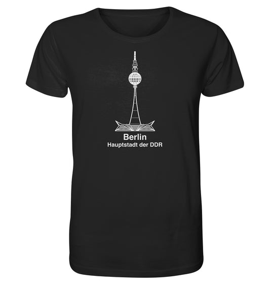 ORGANIC BIO SHIRT UNISEX • BERLIN - FERNSEHTURM - ORIGINAL WIMPEL