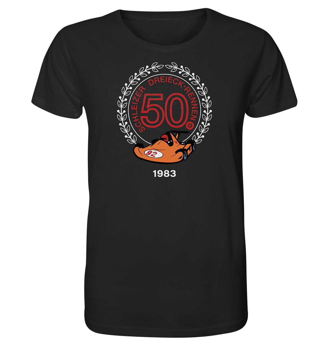 ORGANIC BIO SHIRT UNISEX • 50. SCHLEIZER DREIECK-RENNEN 1983