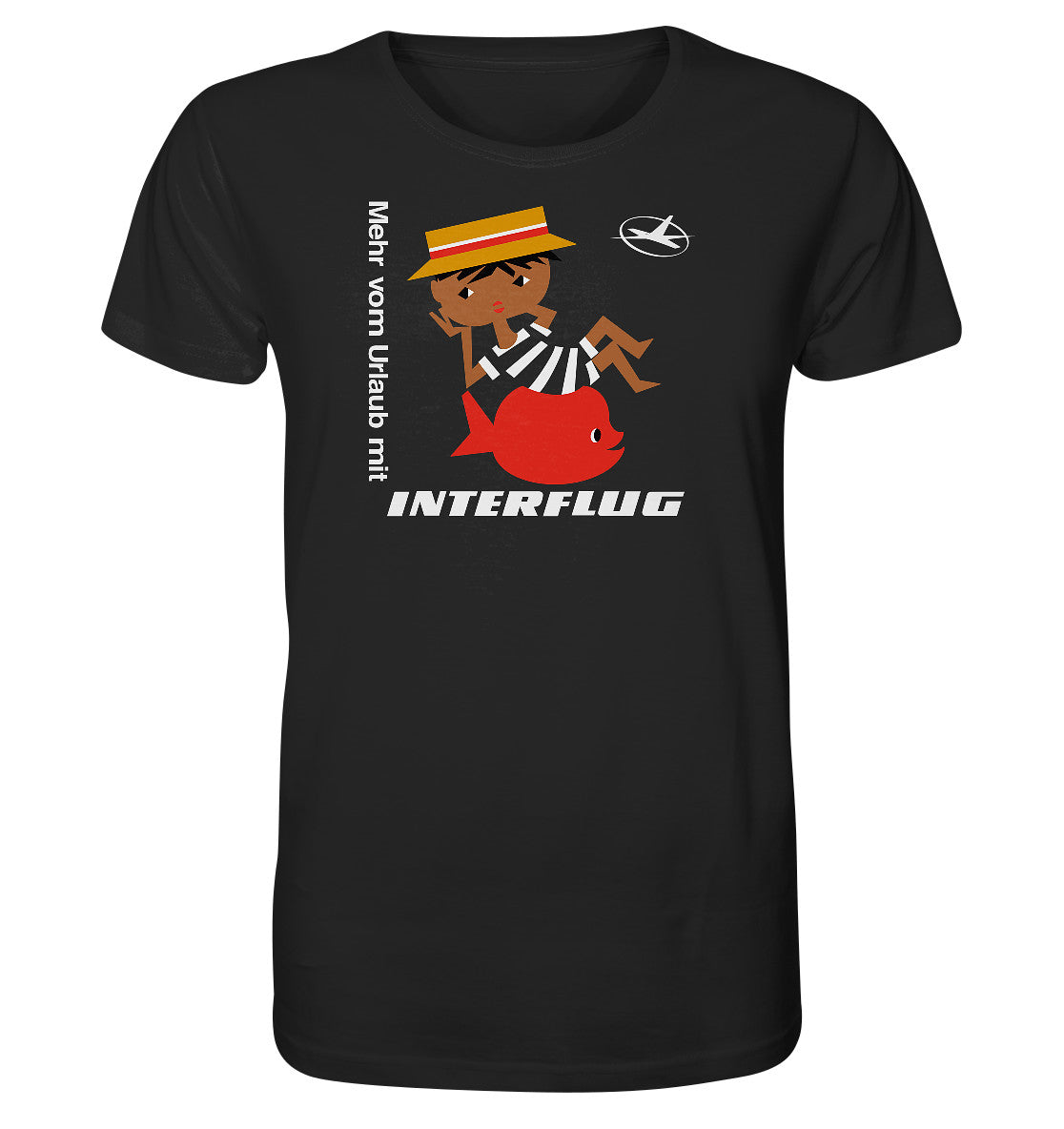 ORGANIC BIO SHIRT UNISEX • MEHR VOM URLAUB - MIT INTERFLUG