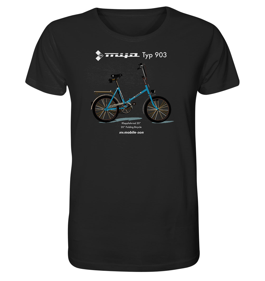 ORGANIC BIO SHIRT UNISEX • MIFA KLAPPRAD TYP 903 - ORIGINAL WERBUNG