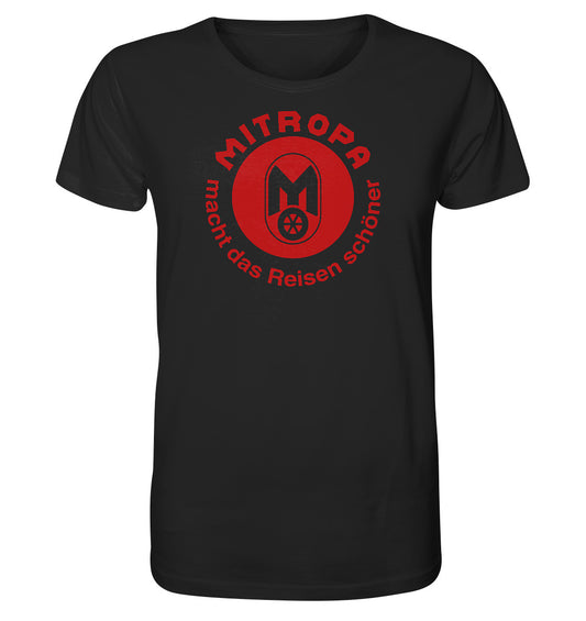 ORGANIC BIO SHIRT UNISEX • MITROPA MACHT DAS REISEN SCHÖNER - dunkel