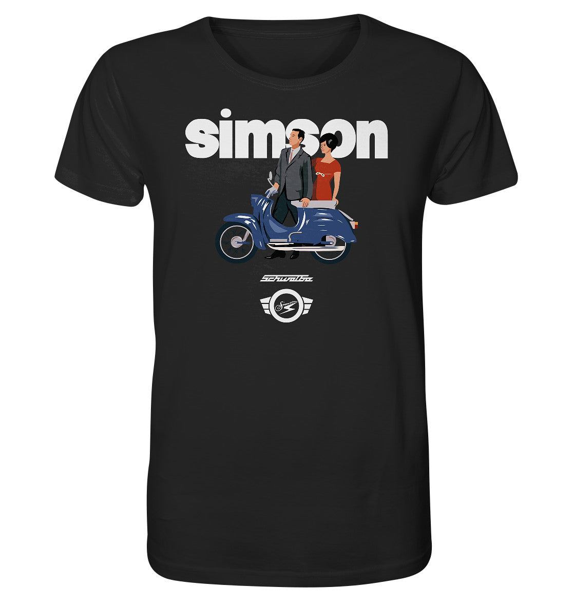 ORGANIC BIO SHIRT UNISEX • SIMSON SCHWALBE - ORIGINAL WERBUNG 1964
