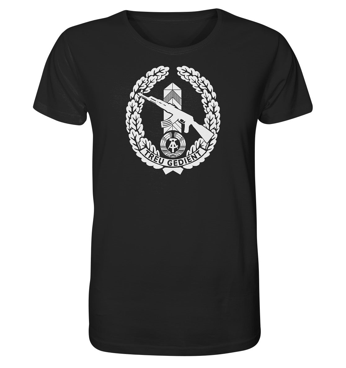 ORGANIC BIO SHIRT UNISEX • NVA-ORDEN - TREU GEDIENT - GRENZTRUPPEN