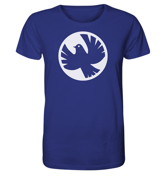 ORGANIC BIO SHIRT UNISEX • ROCK FÜR DEN FRIEDEN - TAUBE