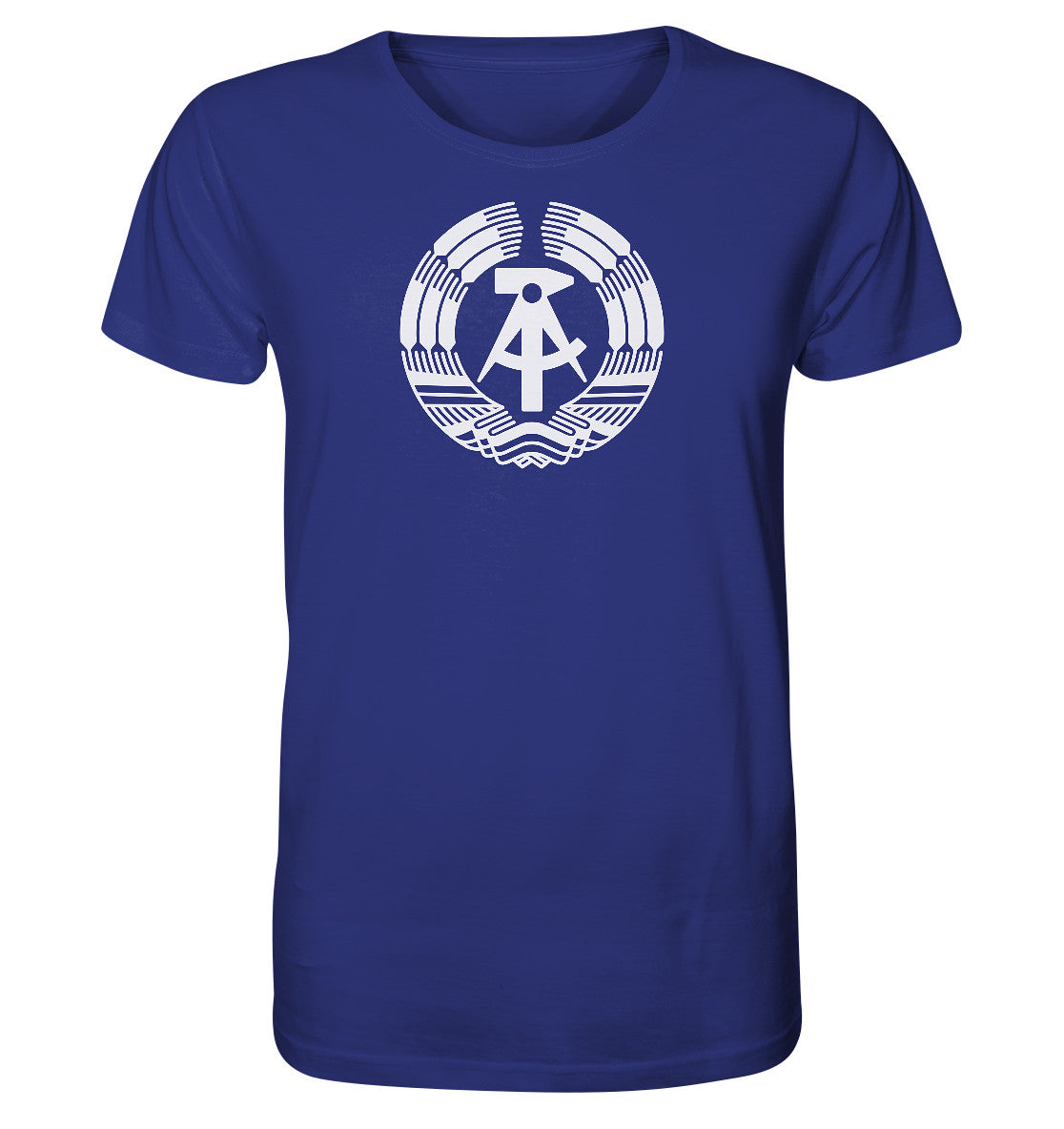 ORGANIC BIO SHIRT UNISEX • DDR LOGO monochrom