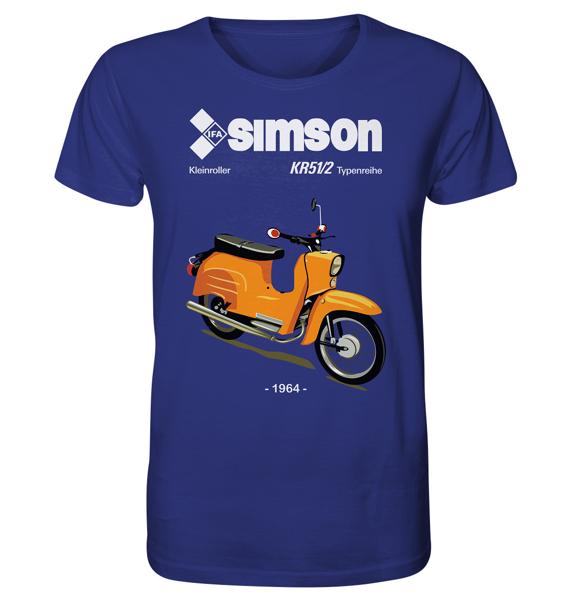 ORGANIC BIO SHIRT UNISEX • SIMSON SCHWALBE KR51-2 (ORIGINALPROSPEKT 1964)