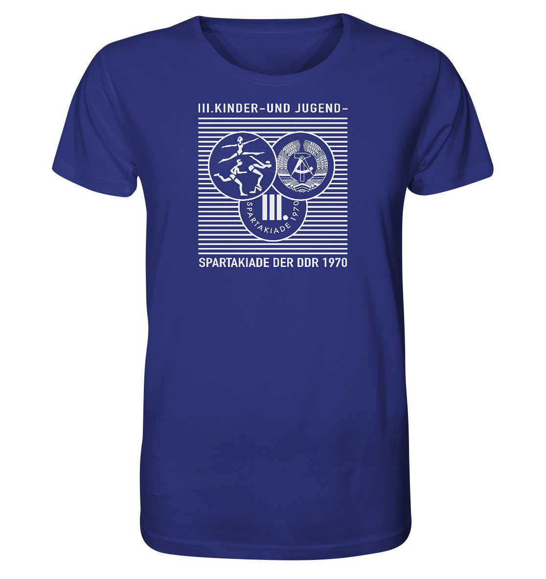 ORGANIC BIO SHIRT UNISEX • DDR KINDER- UND JUGENDSPARTAKIADE 1970