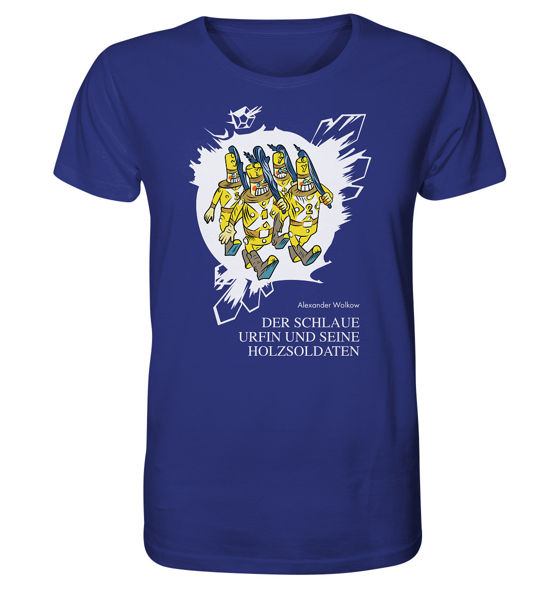 ORGANIC BIO SHIRT UNISEX • WOLKOW - DER SCHLAUE URFIN UND SEINE HOLZSOLDATEN