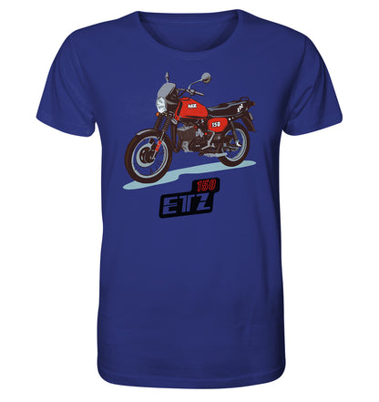 ORGANIC BIO SHIRT UNISEX • MZ ETZ 150 ROT (ORIGINAL DDR-PLAKAT)