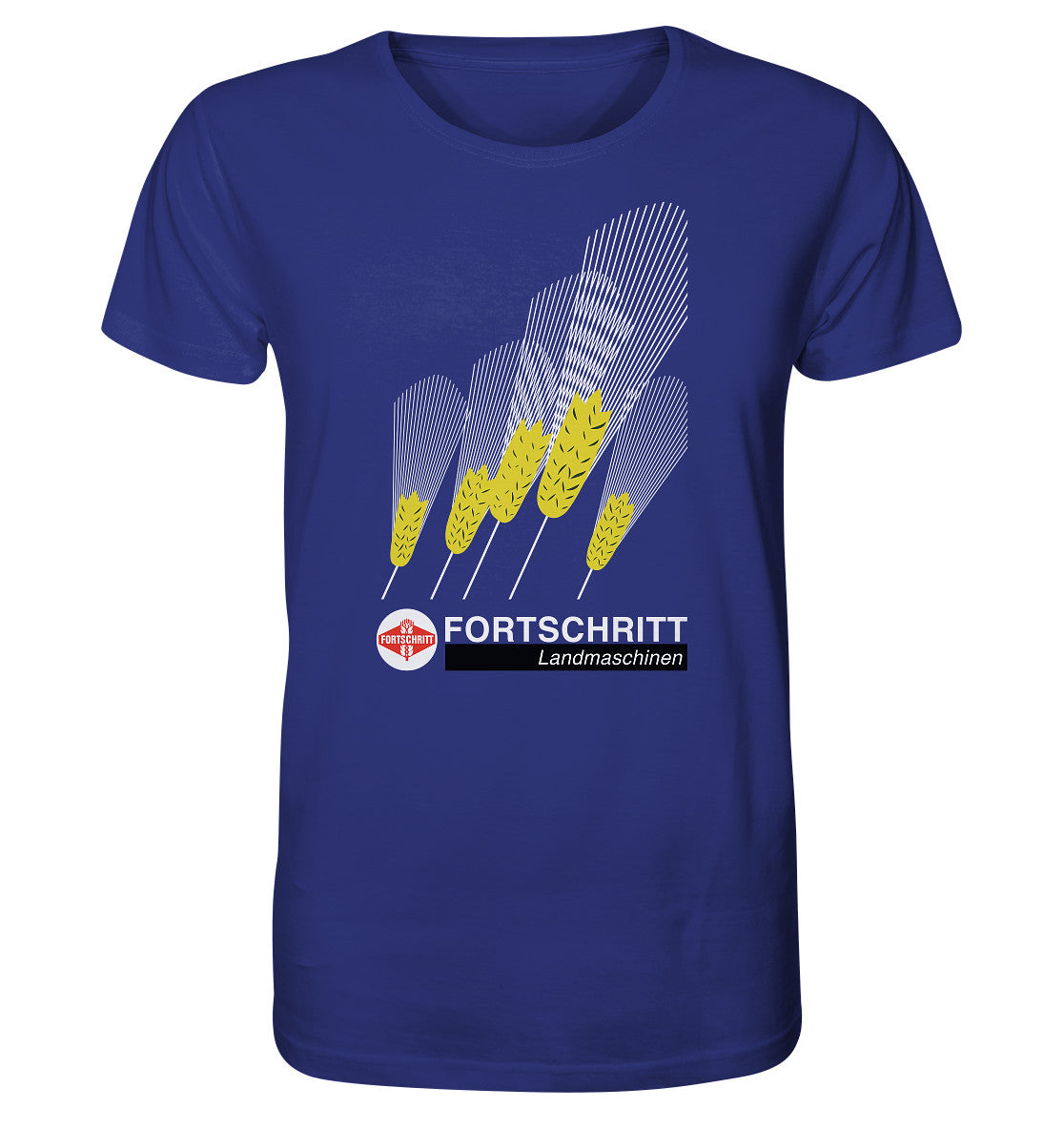 ORGANIC BIO SHIRT UNISEX • FORTSCHRITT LANDMASCHINEN - PLAKATMOTIV