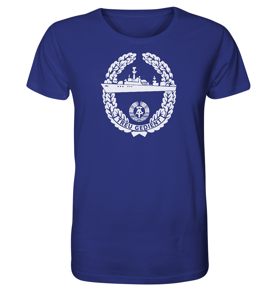 ORGANIC BIO SHIRT UNISEX • NVA-ORDEN - TREU GEDIENT - MARINE, SEESTREITKRÄFTE