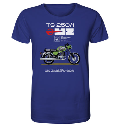 ORGANIC BIO SHIRT UNISEX • MZ TS 250 GRÜN (ORIGINAL DDR-PLAKAT)