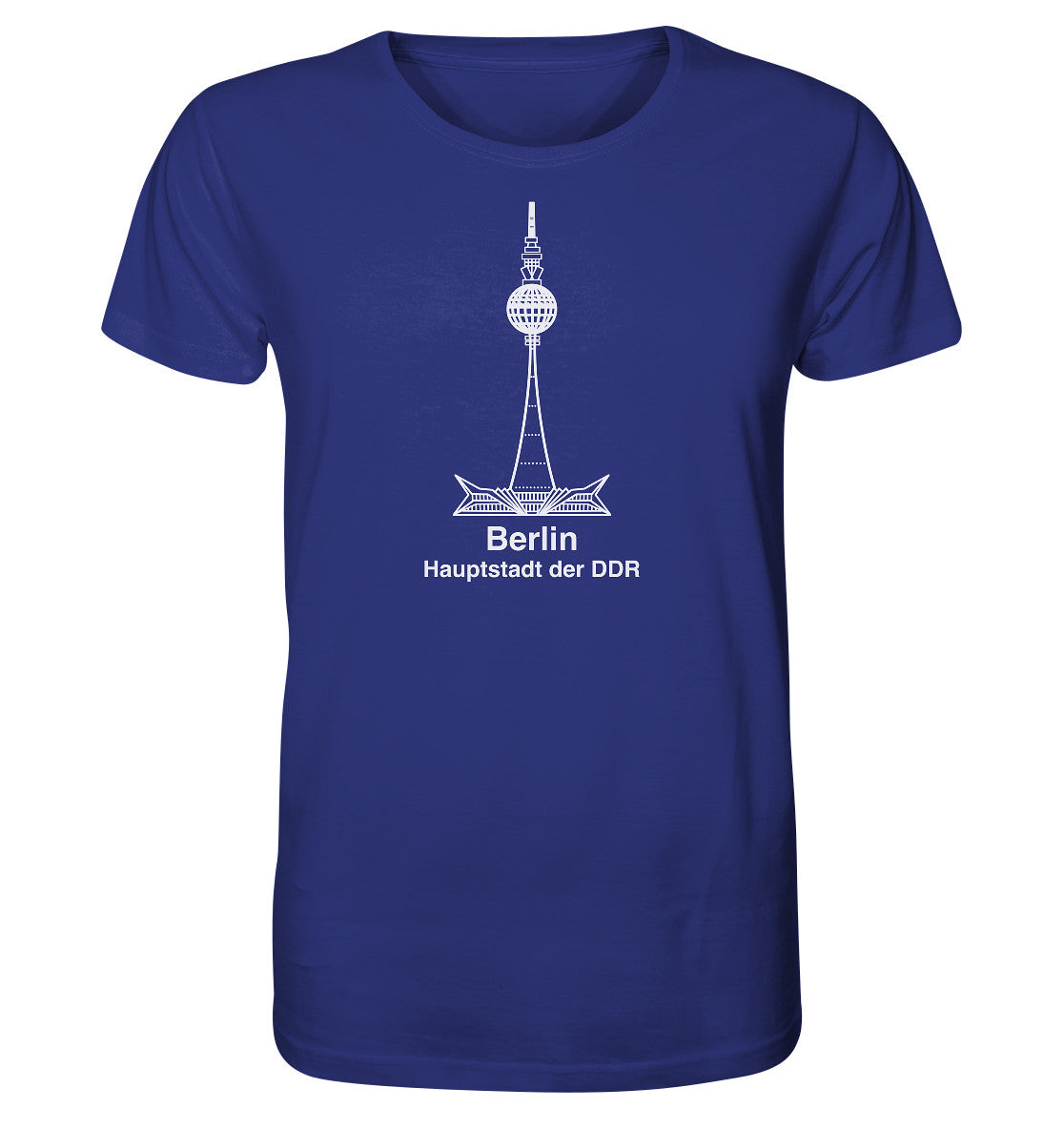 ORGANIC BIO SHIRT UNISEX • BERLIN - FERNSEHTURM - ORIGINAL WIMPEL