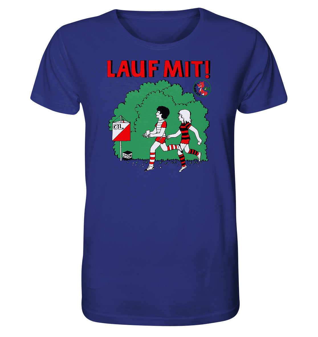 ORGANIC BIO SHIRT UNISEX • LAUF MIT - BLEIB FIT (DFF)