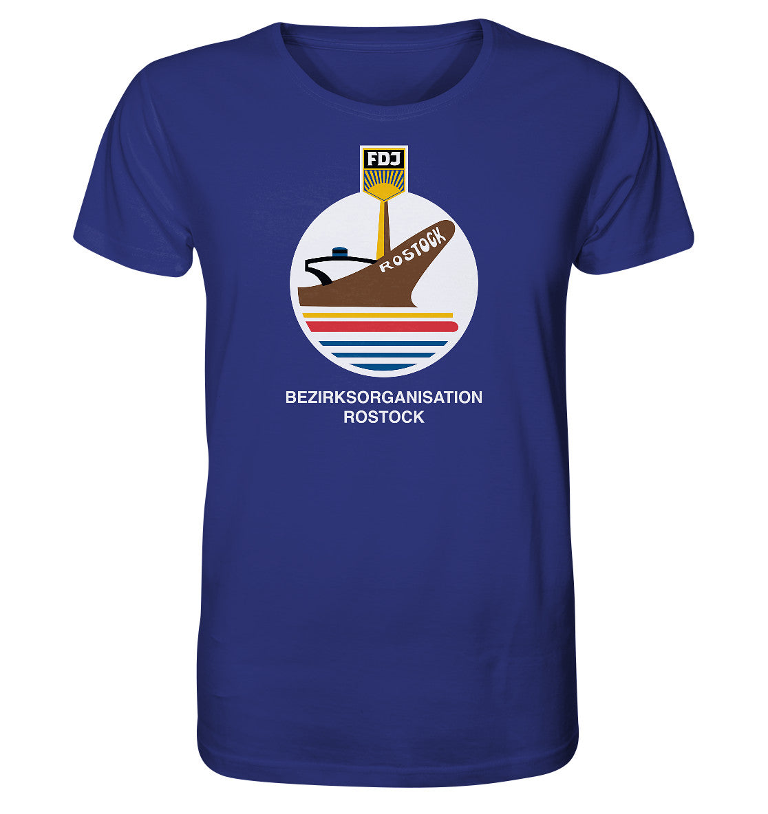 ORGANIC BIO SHIRT UNISEX • FDJ BEZIRKSORGANISATION ROSTOCK