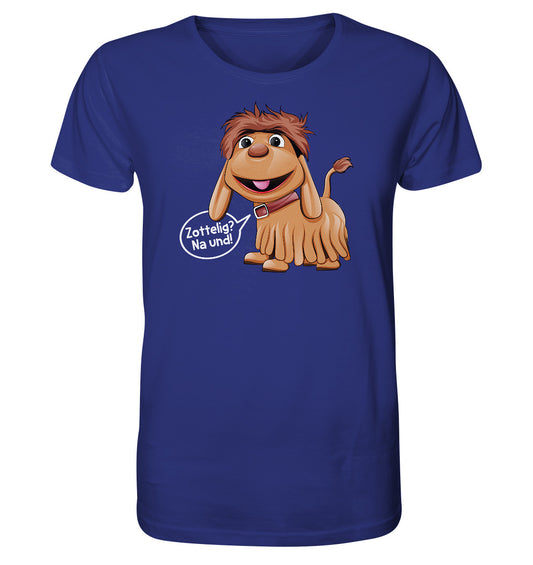 ORGANIC BIO SHIRT UNISEX • UNSER SANDMÄNNCHEN - MOPPI - ZOTTELIG? NA UND!