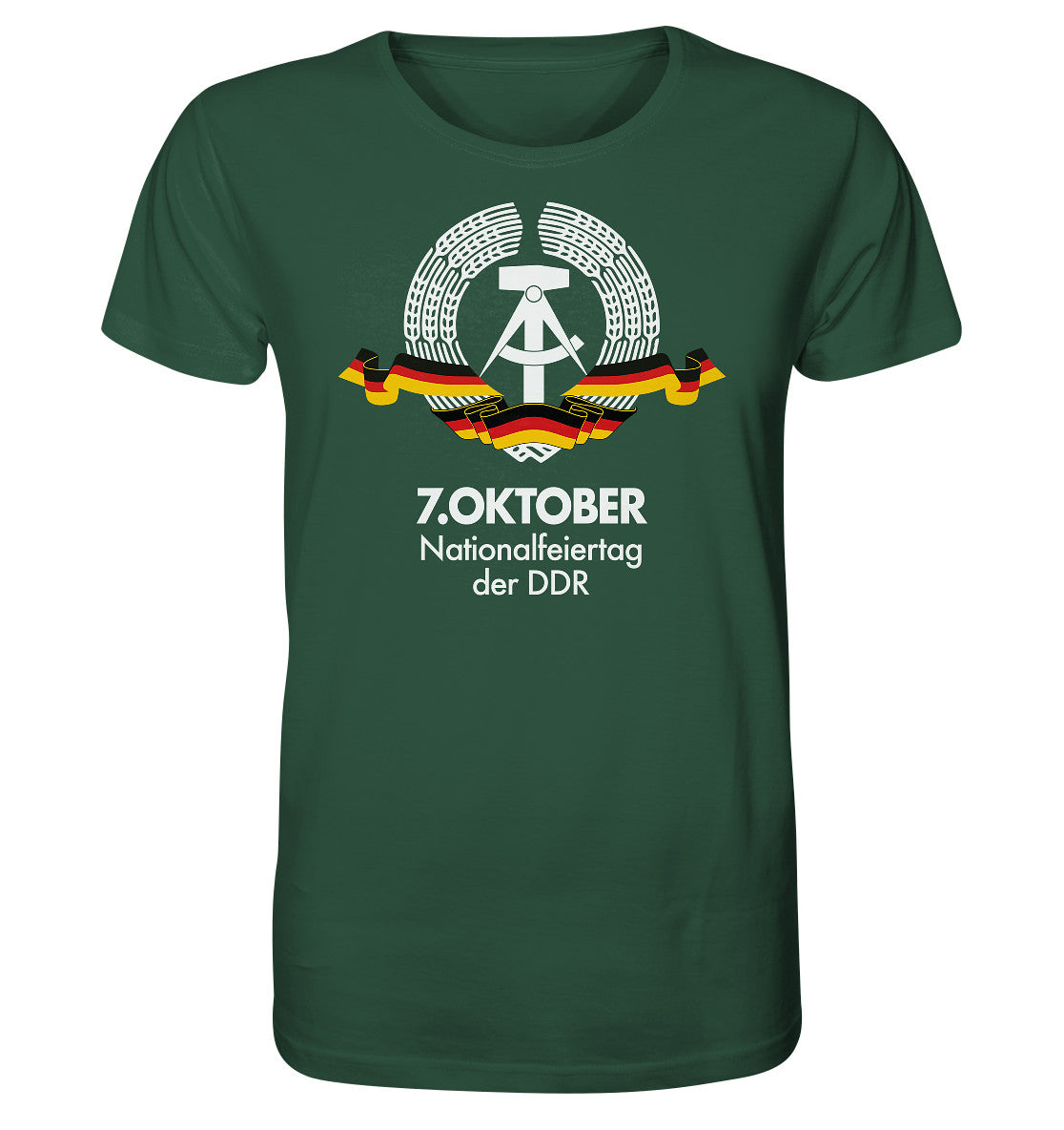 ORGANIC BIO SHIRT UNISEX• NATIONALFEIERTAG DER DDR - 7. OKTOBER