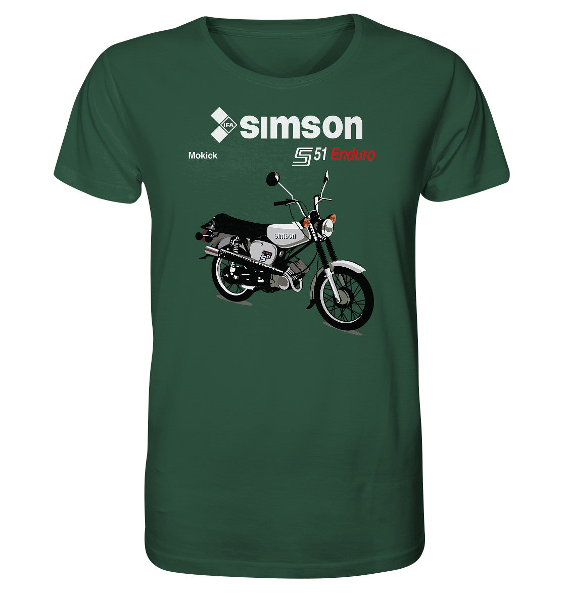 ORGANIC BIO SHIRT UNISEX • SIMSON ENDURO - ORIGINAL PROSPEKT