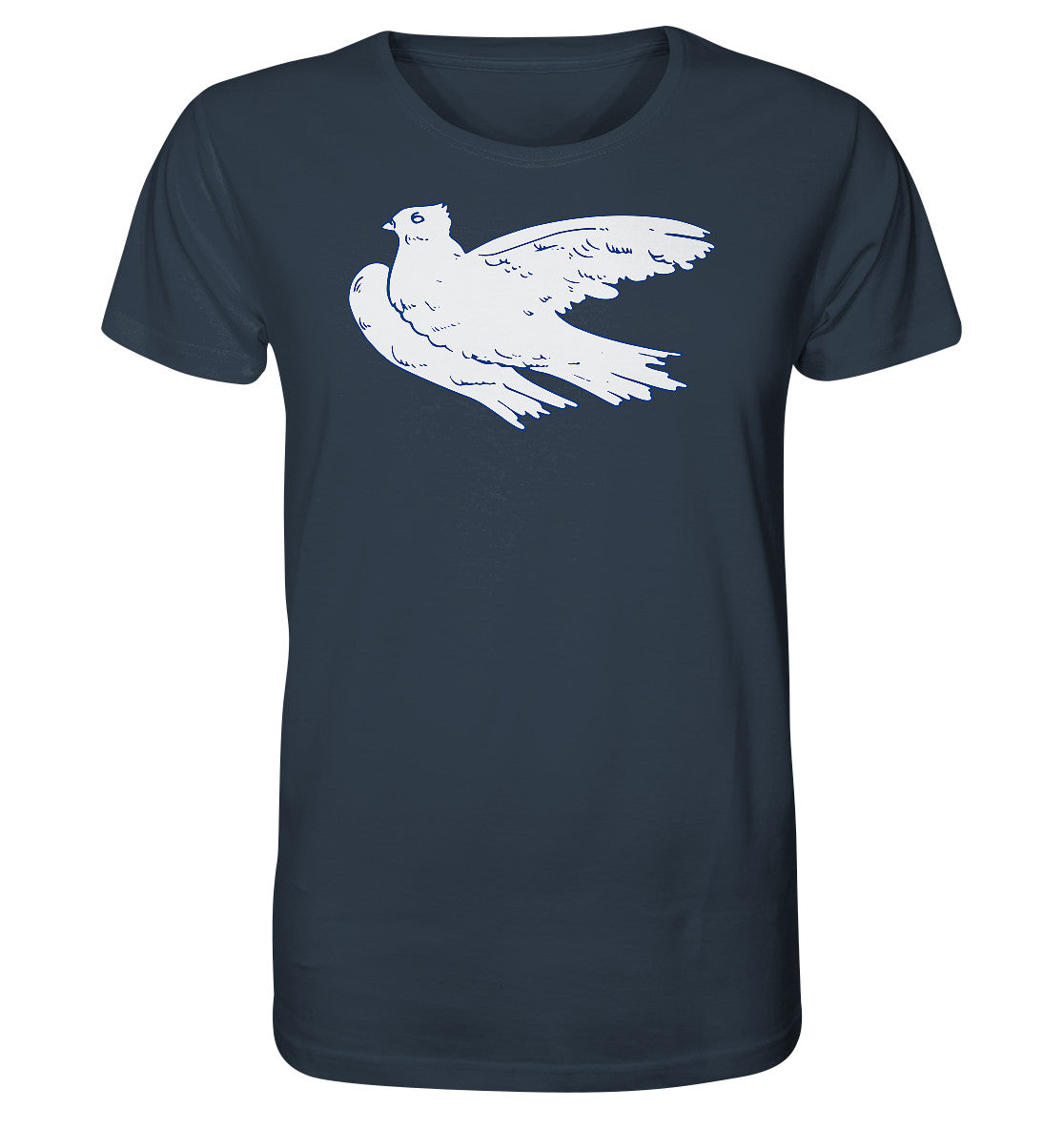 ORGANIC BIO SHIRT UNISEX • DDR - KLEINE WEISSE FRIEDENSTAUBE