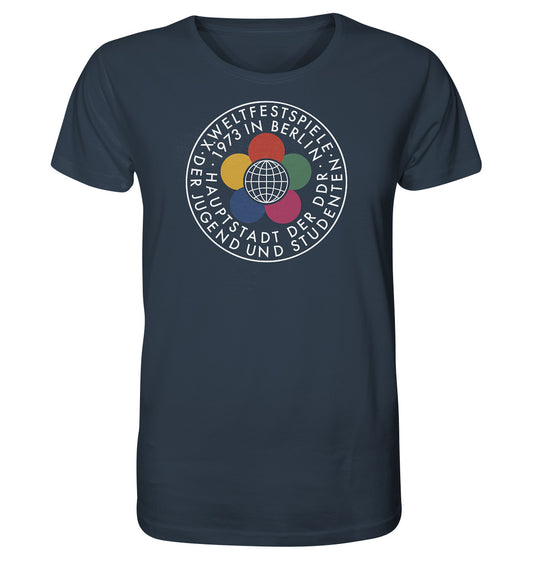 ORGANIC BIO SHIRT UNISEX • WELTFESTSPIELE 1973 - DUNKEL