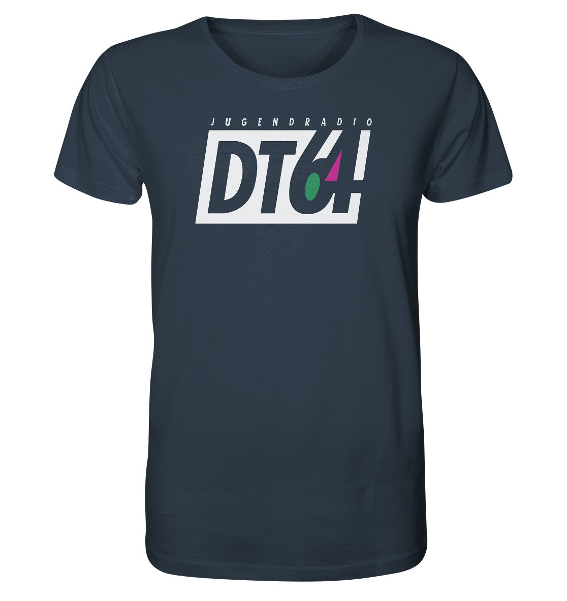 ORGANIC BIO SHIRT UNISEX • DT64 JUGENDRADIO - DUNKEL