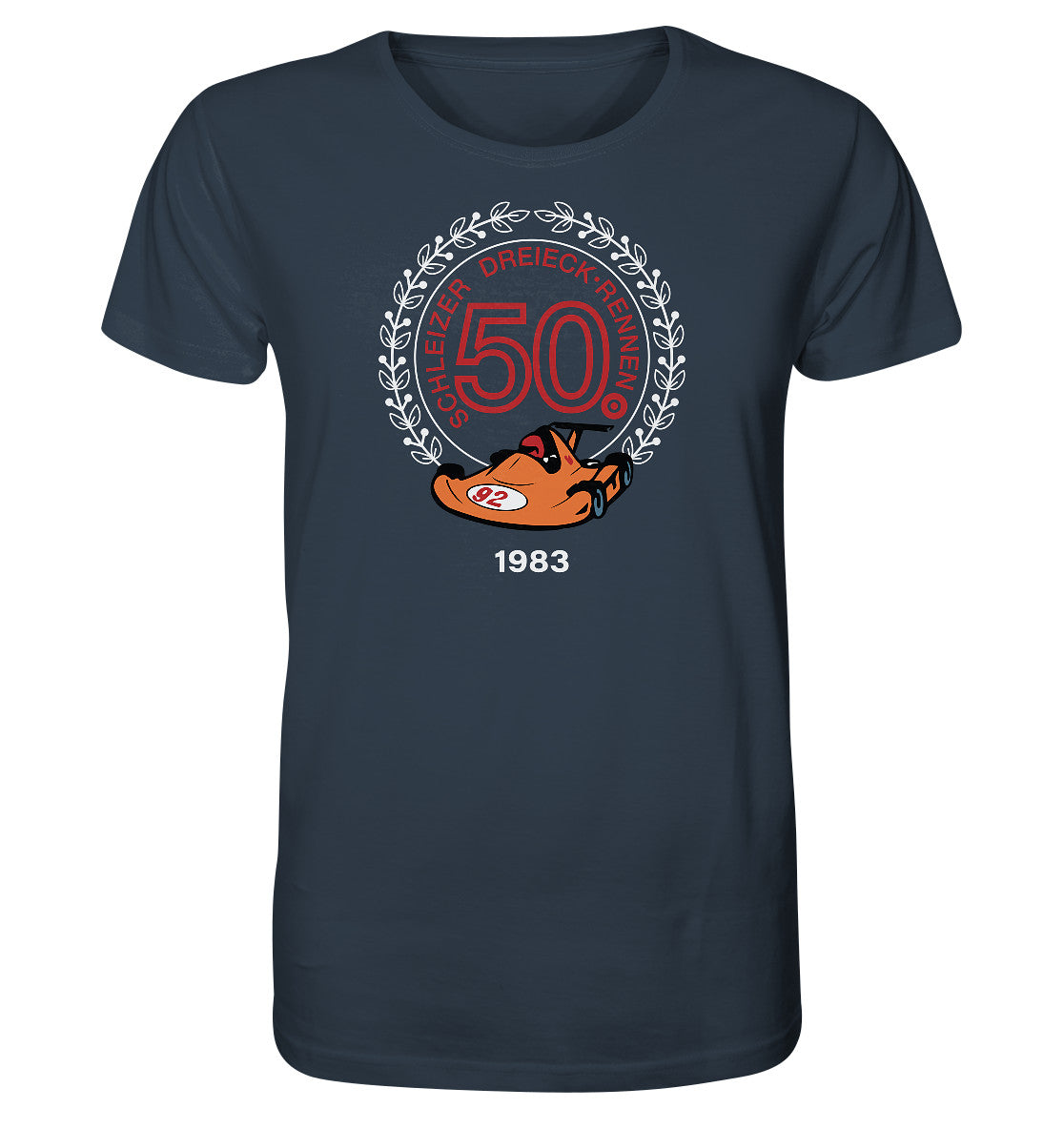 ORGANIC BIO SHIRT UNISEX • 50. SCHLEIZER DREIECK-RENNEN 1983