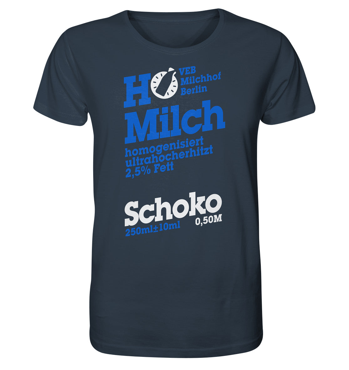 ORGANIC BIO SHIRT UNISEX • VEB MILCHHOF BERLIN - dunkel