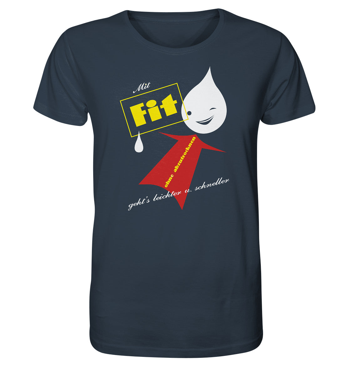 ORGANIC BIO SHIRT UNISEX • FIT SPÜLMITTEL - OHNE ABTROCKNEN