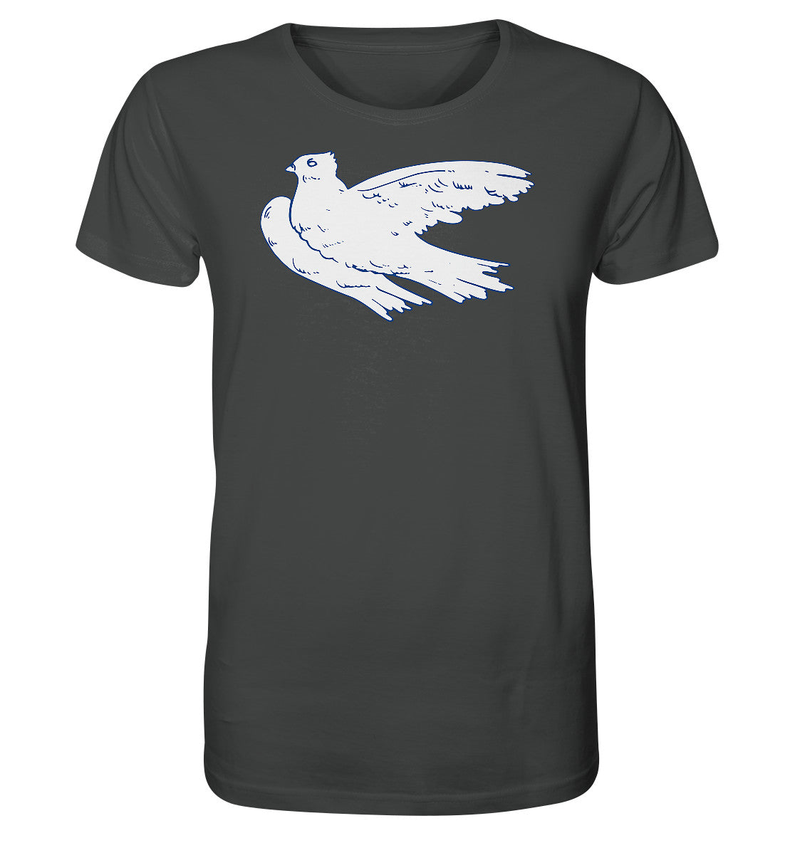 ORGANIC BIO SHIRT UNISEX • DDR - KLEINE WEISSE FRIEDENSTAUBE