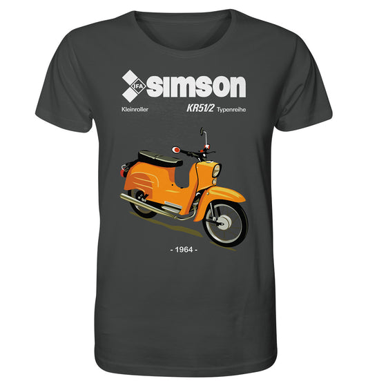 ORGANIC BIO SHIRT UNISEX • SIMSON SCHWALBE KR51-2 (ORIGINALPROSPEKT 1964)