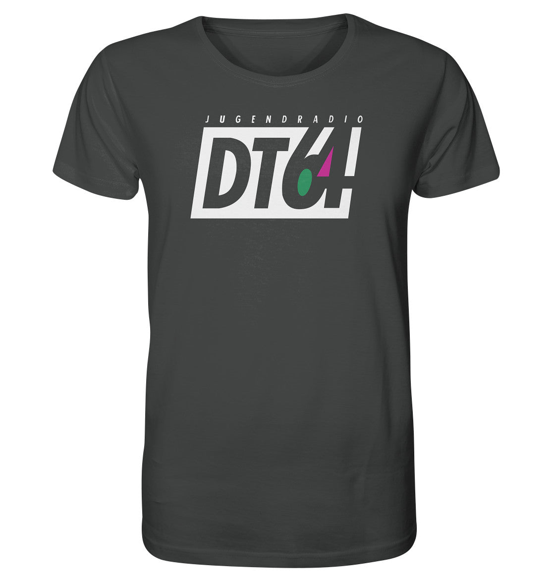 ORGANIC BIO SHIRT UNISEX • DT64 JUGENDRADIO - DUNKEL