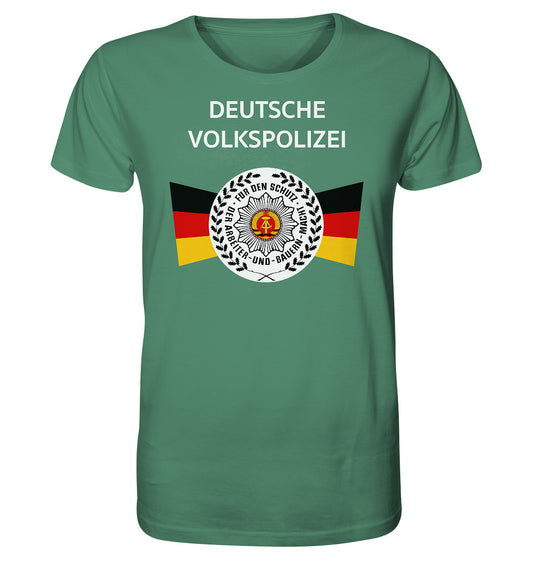 ORGANIC BIO SHIRT UNISEX • DEUTSCHE VOLKSPOLIZEI - ORIGINAL WIMPEL