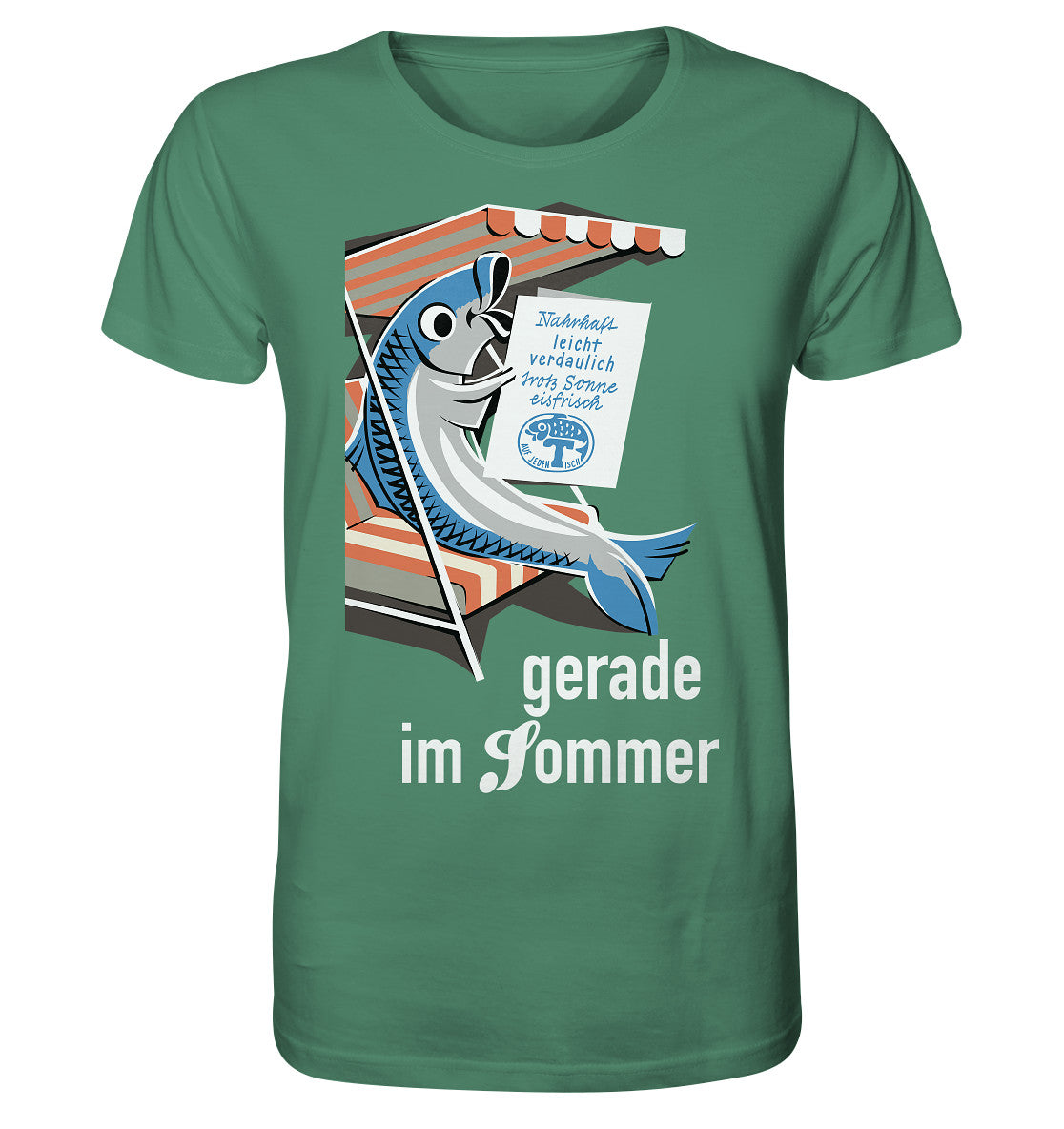 ORGANIC BIO SHIRT UNISEX • FISCH, FRISCH AUF JEDEN TISCH - GERADE IM SOMMER