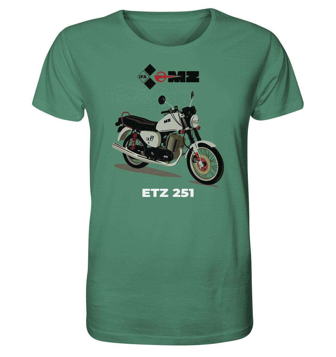 ORGANIC BIO SHIRT UNISEX • MZ ETZ 251 - ORIGINALWERBUNG