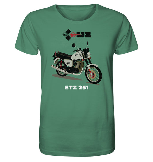 ORGANIC BIO SHIRT UNISEX • MZ ETZ 251 - ORIGINALWERBUNG