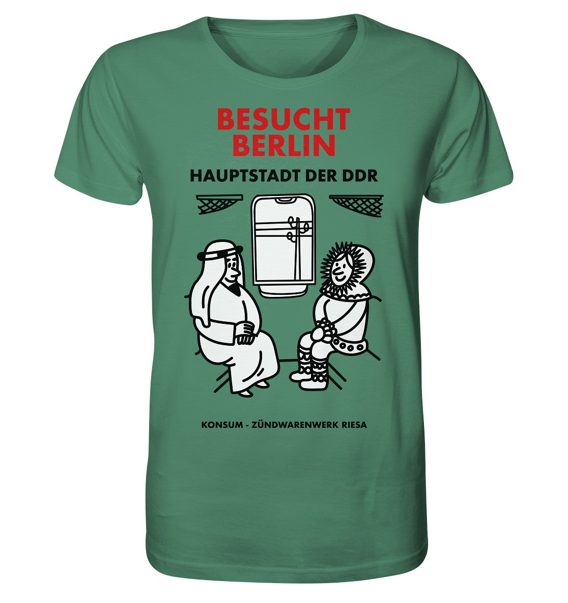 ORGANIC BIO SHIRT UNISEX • RIESA STREICHHÖLZER - BESUCHT BERLIN