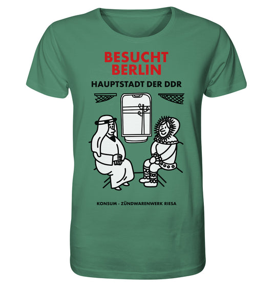 ORGANIC BIO SHIRT UNISEX • RIESA STREICHHÖLZER - BESUCHT BERLIN