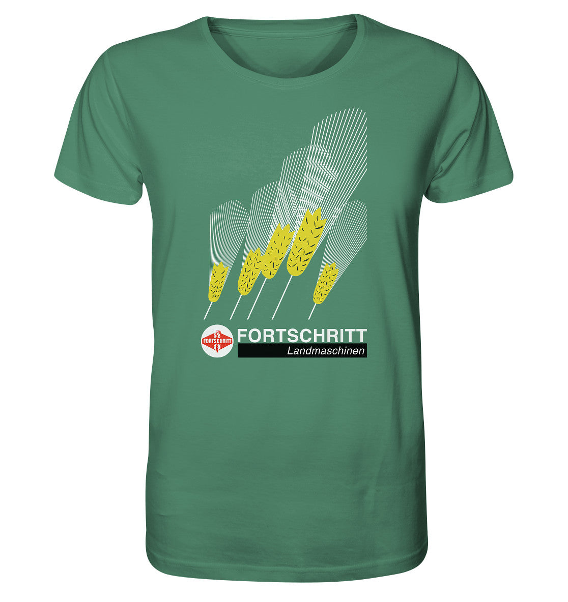 ORGANIC BIO SHIRT UNISEX • FORTSCHRITT LANDMASCHINEN - PLAKATMOTIV