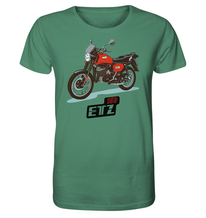 ORGANIC BIO SHIRT UNISEX • MZ ETZ 150 ROT (ORIGINAL DDR-PLAKAT)