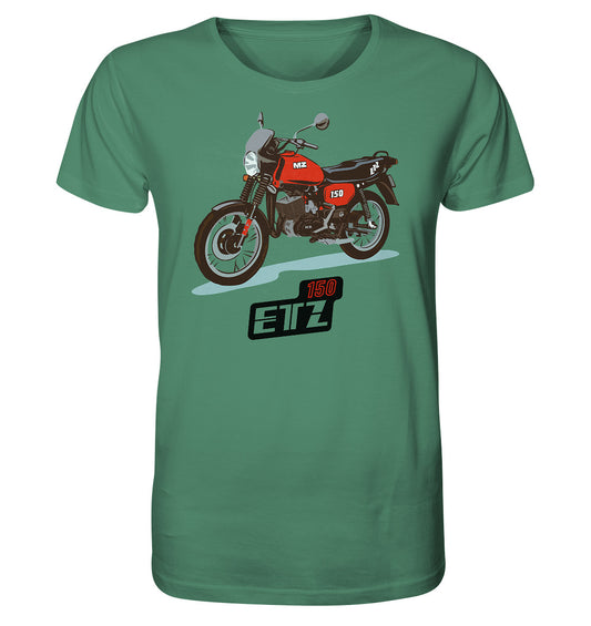 ORGANIC BIO SHIRT UNISEX • MZ ETZ 150 ROT (ORIGINAL DDR-PLAKAT)