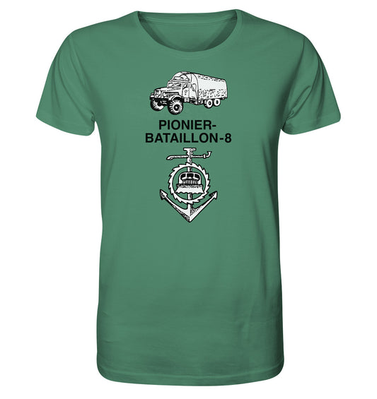 ORGANIC BIO SHIRT UNISEX • NVA PIONIERBATAILLON 8