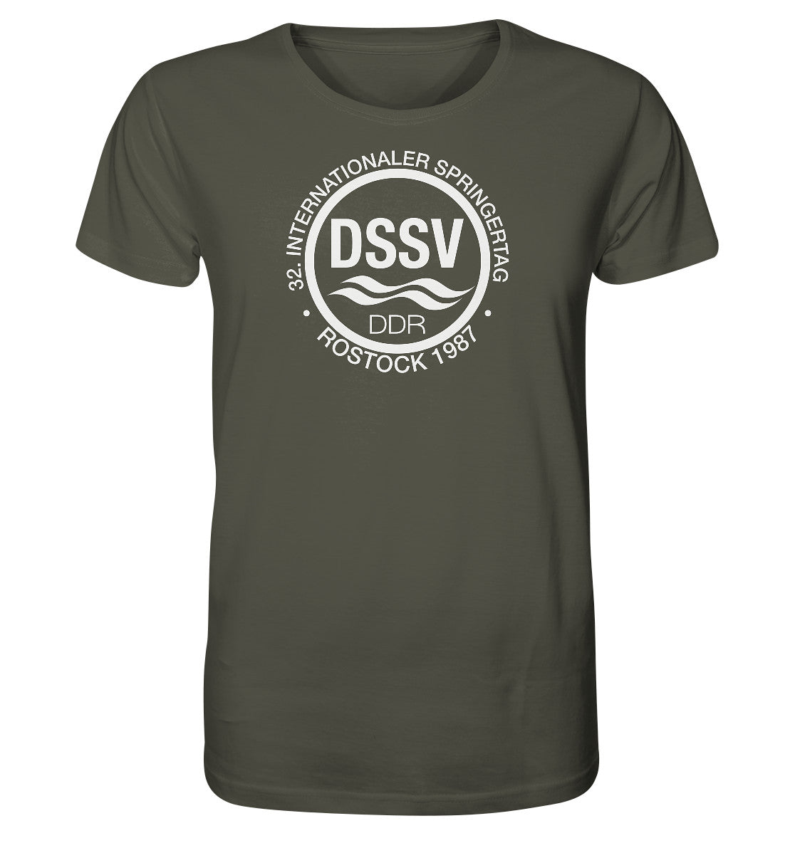 ORGANIC BIO SHIRT UNISEX • INTERNATIONALER SPRINGERTAG - ROSTOCK 1987