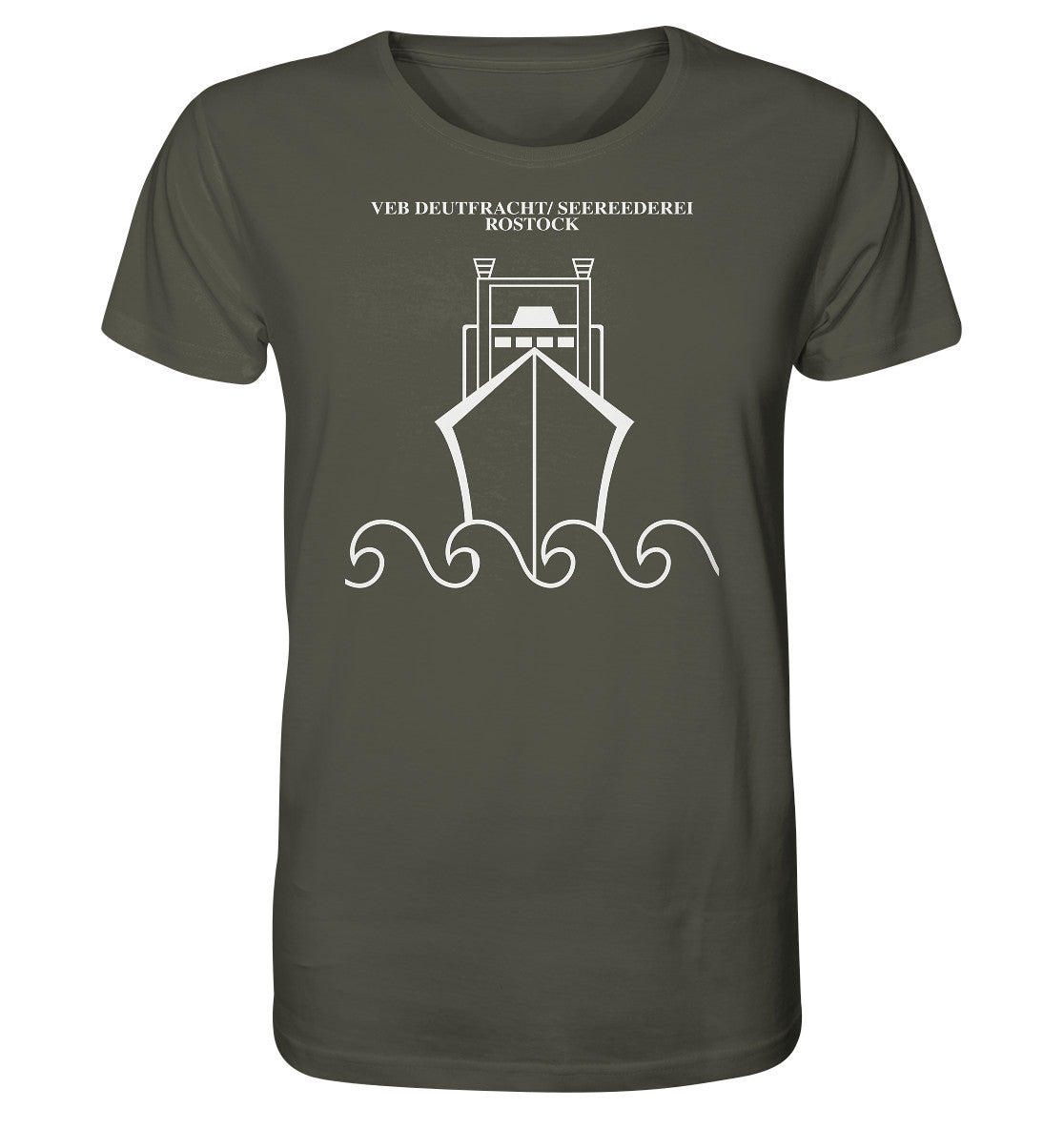 ORGANIC BIO SHIRT UNISEX • VEB DEUTFRACHT SEEREEDEREI ROSTOCK