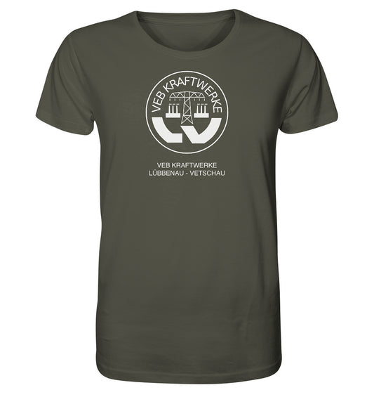 ORGANIC BIO SHIRT UNISEX • VEB KRAFTWERKE LÜBBENAU-VETSCHAU
