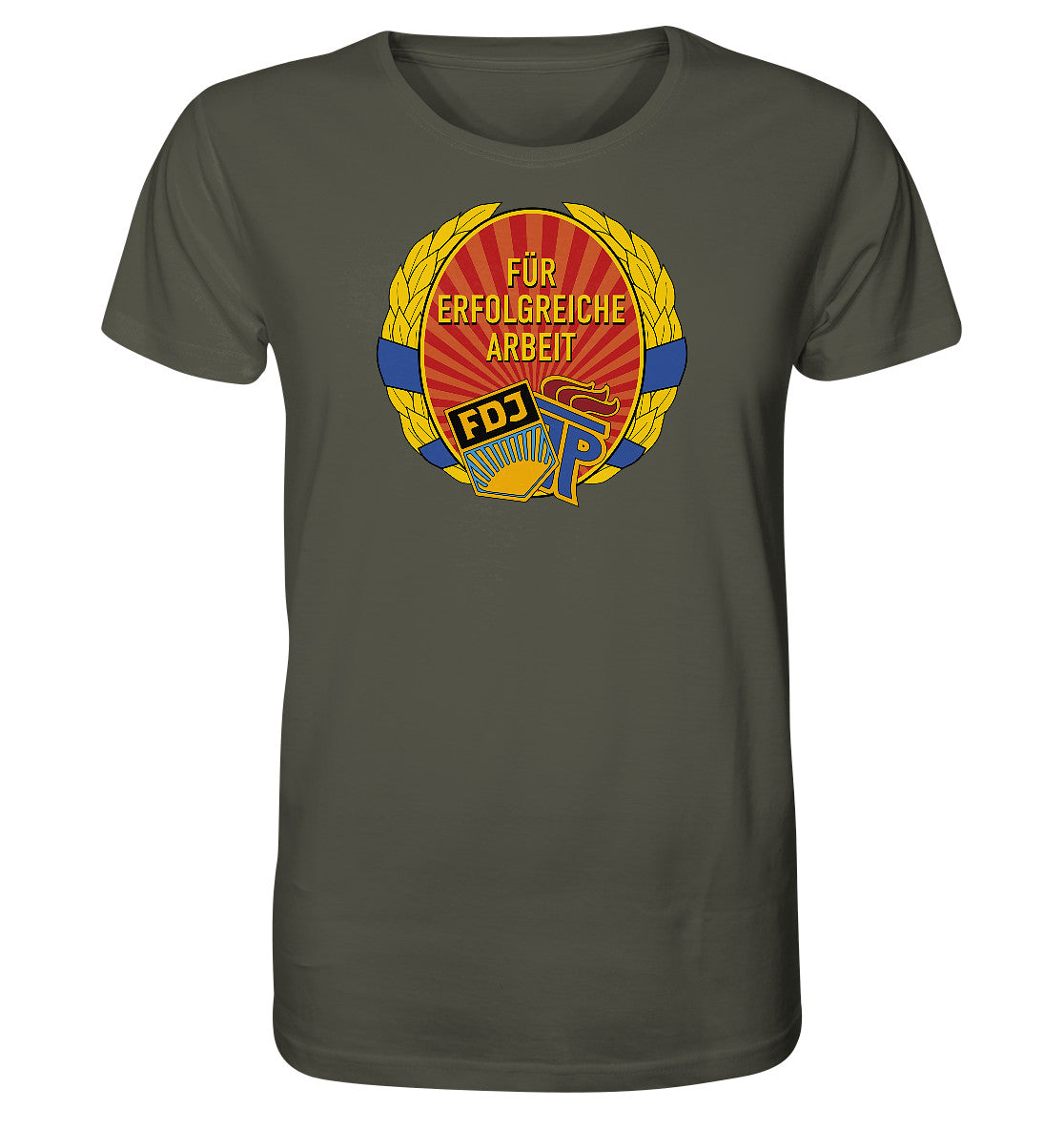 ORGANIC BIO SHIRT UNISEX • ABZEICHEN - FÜR ERFOLGREICHE ARBEIT