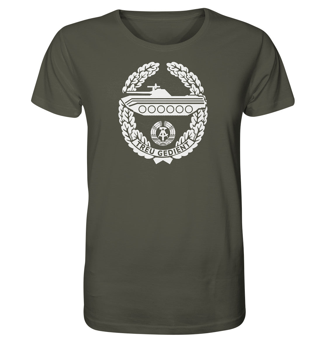 ORGANIC BIO SHIRT UNISEX • NVA-ORDEN - TREU GEDIENT - MOT. SCHÜTZENTRUPPEN