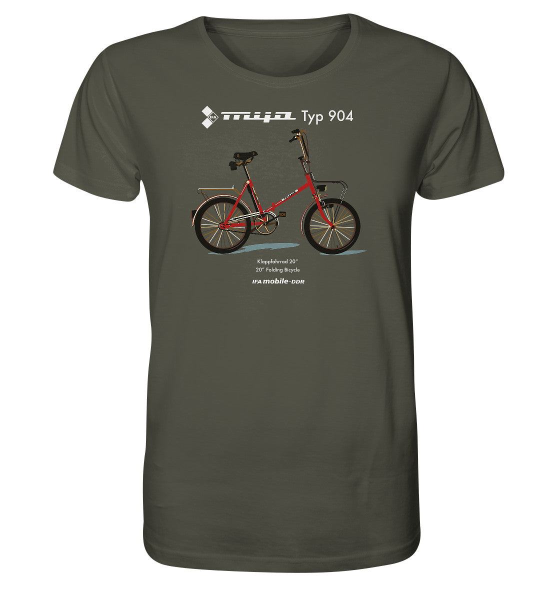 ORGANIC BIO SHIRT UNISEX • MIFA KLAPPRAD TYP 904 - ORIGINAL WERBUNG