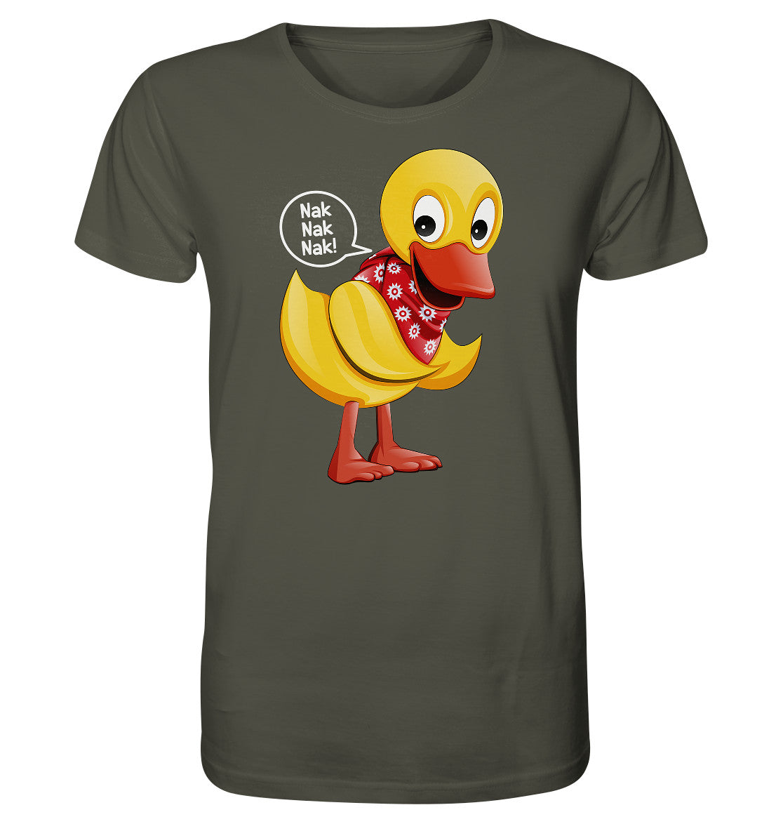 ORGANIC BIO SHIRT UNISEX • UNSER SANDMÄNNCHEN - SCHNATTERINCHEN - NAK NAK NAK!